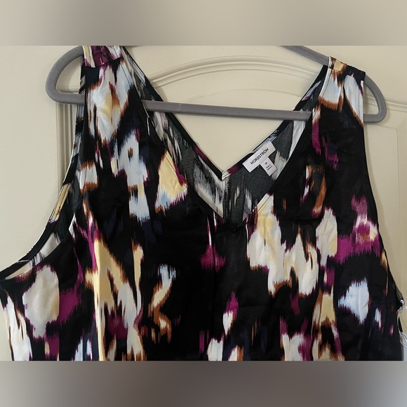New! Nordstrom brand Women's Sleeveless Abstract Print Blouse Size 1X - Picture 13 of 13